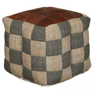 Bean Cube - Grey Tweed Mix